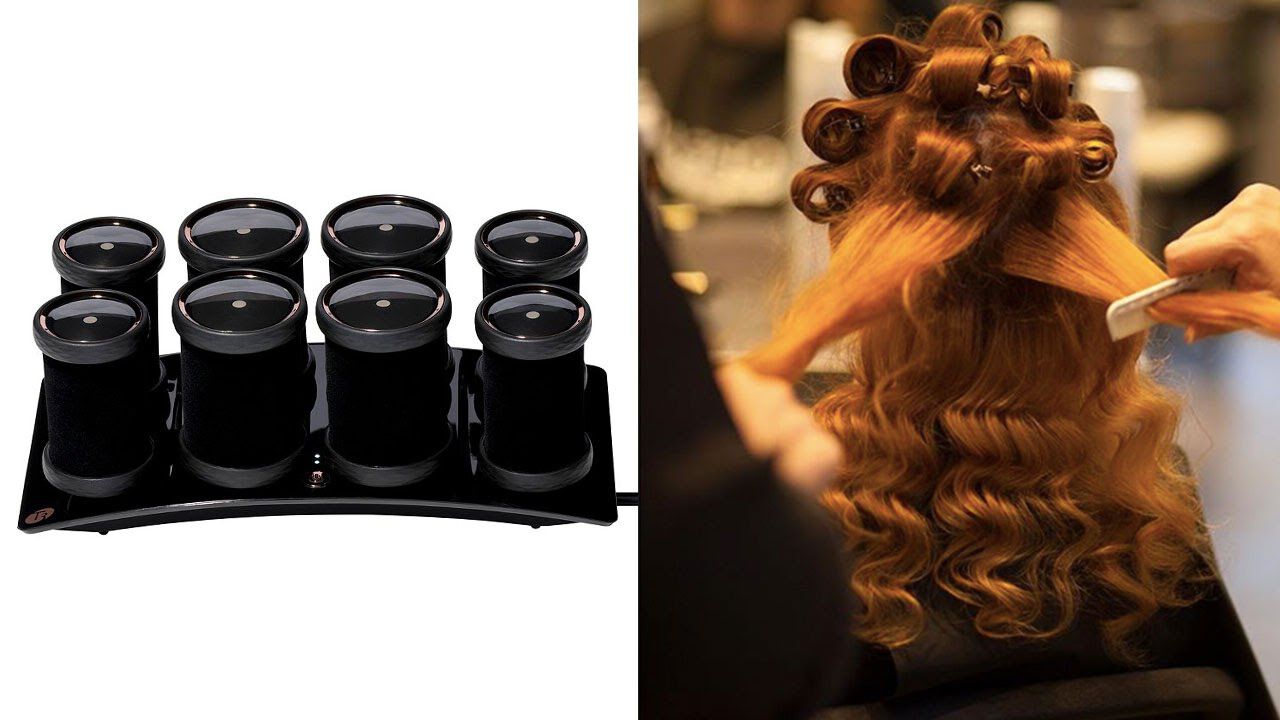 Using heated rollers hotsell
