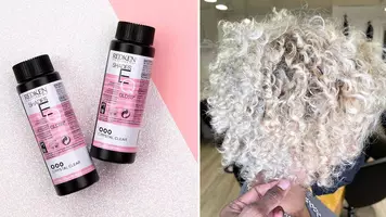 women with shiny curly hair