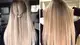 two women with airtouch technique balayage
