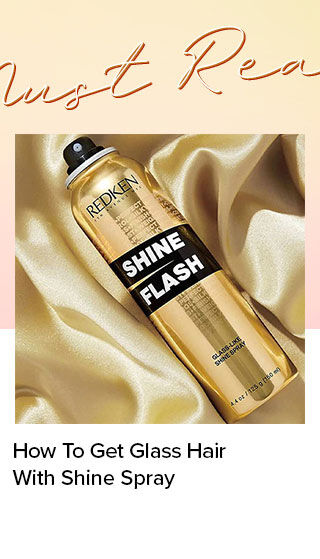 How To Get Glass Hair With Shine Spray
