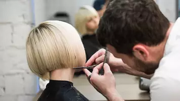 photo of hairline bob