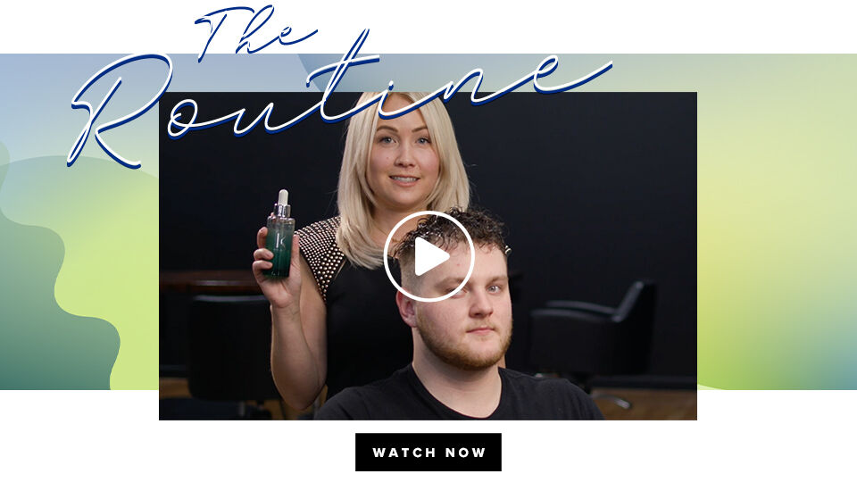 Hair product routine