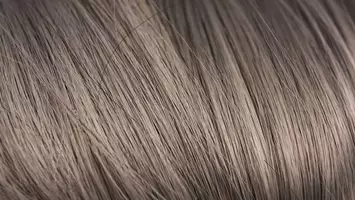 close up of grey hair color redken color extend gradient review