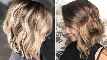 balayage on short hair