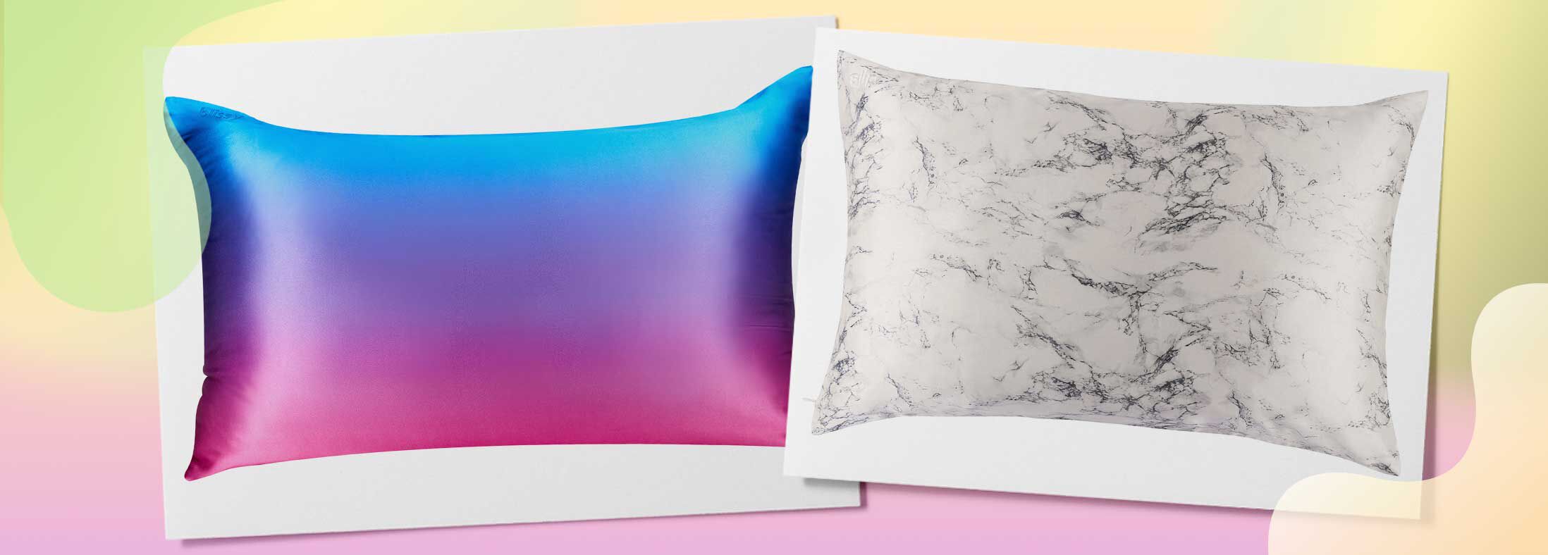 photos of the best silk pillowcases for hair