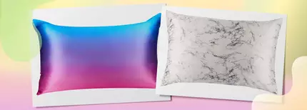 photos of the best silk pillowcases for hair