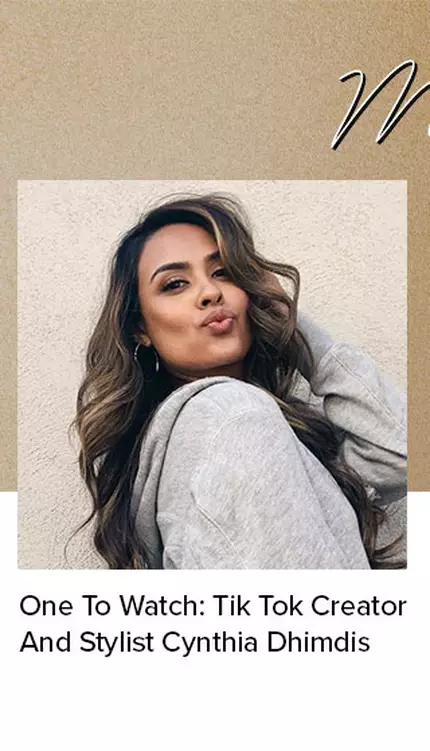 One To Watch: Tik Tok Creator And Stylist Cynthia Dhimdis