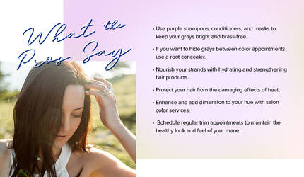 Everything you need to know about how to care for gray hair