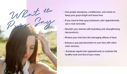 Everything you need to know about how to care for gray hair