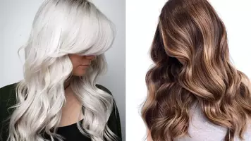 blonde and brunette women comparing matrix so silver vs brass off