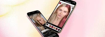 change hair color app with AI