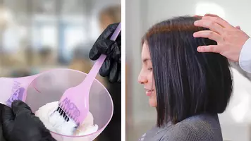 woman learning what to expect at a hair consultation