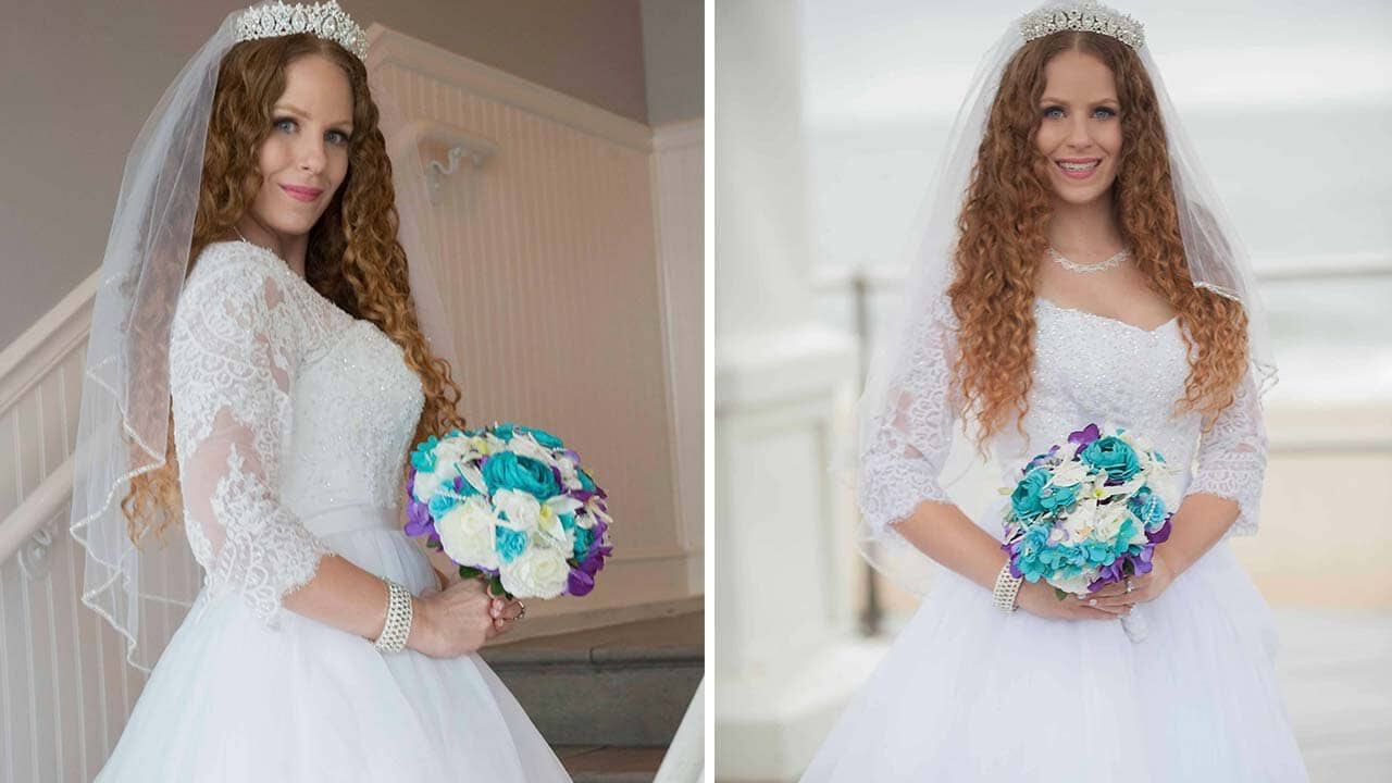 Writer Diane Mary shares why she decided to embrace her natural curly hair on her wedding hair.