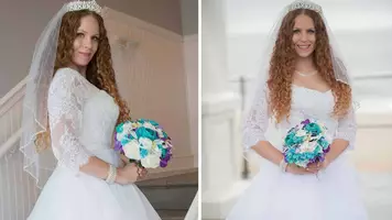 Writer Diane Mary shares why she decided to embrace her natural curly hair on her wedding hair.