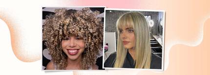 Is growing out bangs in your hair forecast? These pro tips and easy hairstyle ideas for how to grow out bangs will make the in-between phase chic.