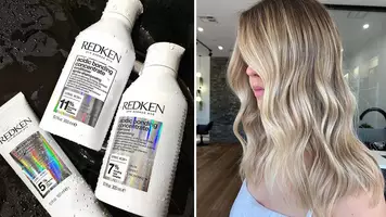 photo of woman with Redken Acidic Bonding Concentrate