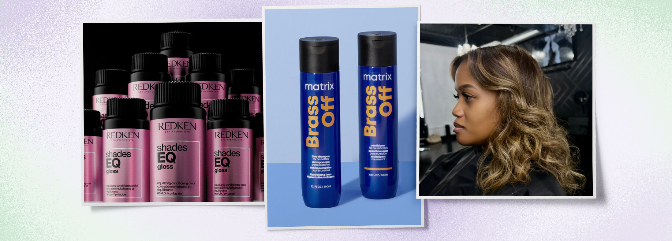 A woman with dark orange hair