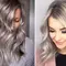 photo of two women with ash blonde hair color