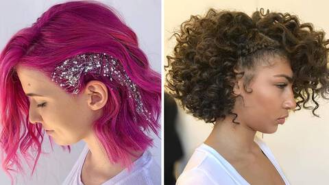 women with side part hairstyles