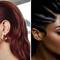 photo of woman with slicked wet hair and wet finger waves hairstyle