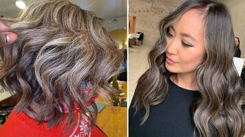 photo of woman with smoky hair color