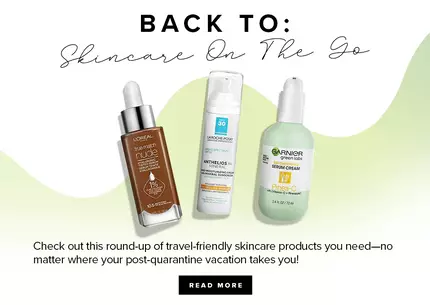 Check out this round-up of travel-friendly skincare products you need—no matter where your post-quarantine vacation takes you!