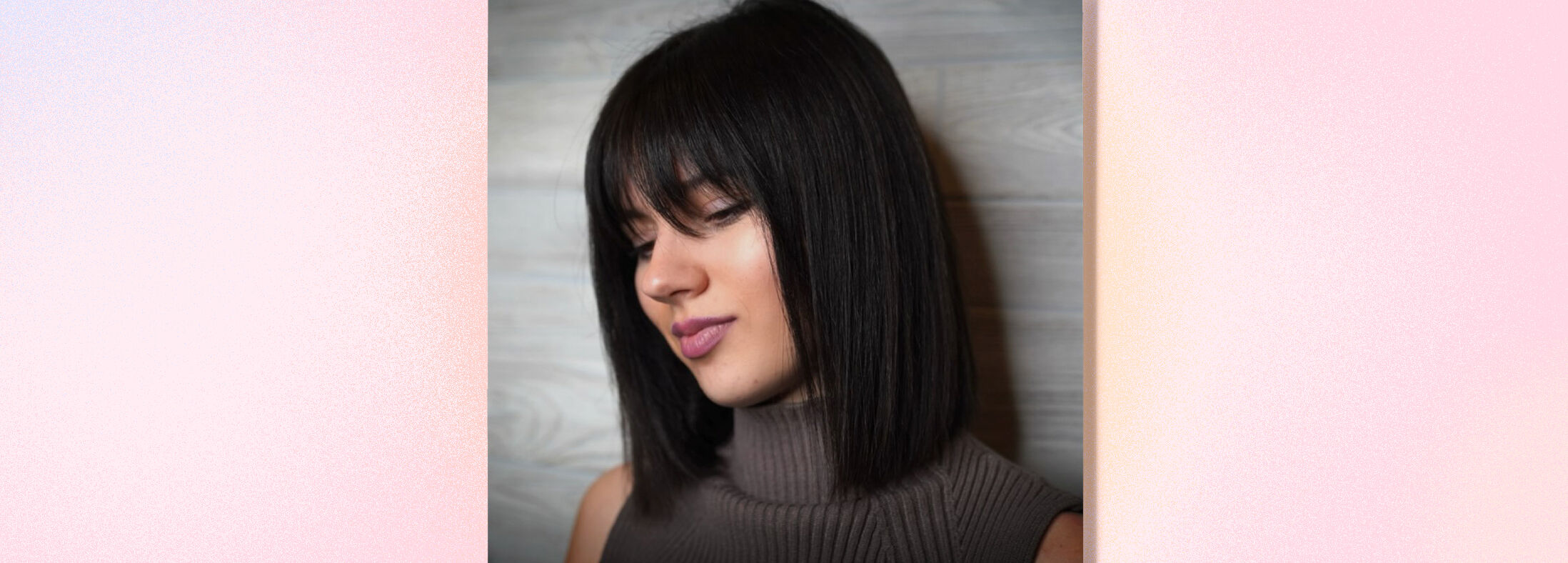 photo of women with different types of bangs hairstyles