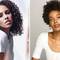 photo of women with very curly hair