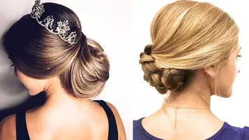 wedding hair chignons