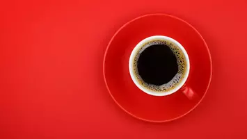 Coffee in red cup NEW