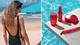 photo of woman at the pool with wet hair