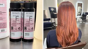 women with gingerbread hair color