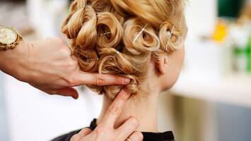 pinned updo