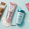 image of Redken, Loreal Paris, and Keratase products on a blue background