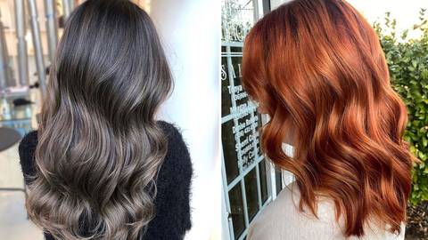 Women with bright hair colors