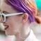 photo of woman with peanut butter and jelly hair color