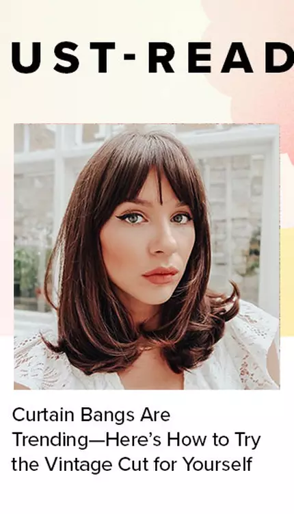 Curtain Bangs Are Trending—Here’s How to Try the Vintage Cut for Yourself