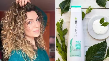 photo of woman with long curly hair