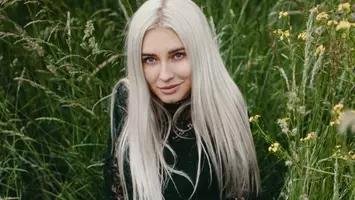 ice blonde hair