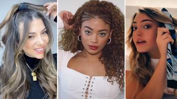 Women sharing Tik Tok Hair Hacks