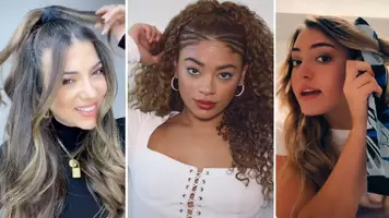 Women sharing Tik Tok Hair Hacks