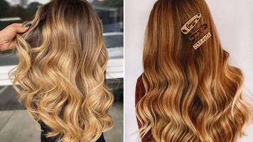 Women with toasty hair colors