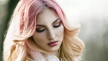 pink to blonde ombre