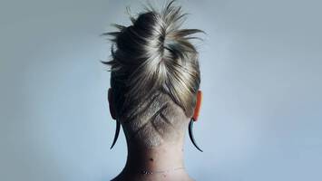 photo of hair tattoo design