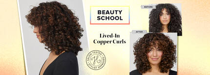 All hair textures can pull off copper hair color if it’s done right. A pro colorist breaks down how to try the hue on curly hair with minimal damage.