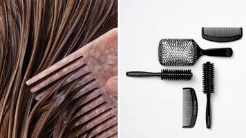 how to clean hairbrush according to the pro's