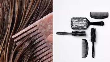 how to clean hairbrush according to the pro's
