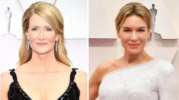 Laura Dern and Renee Zellweger Oscars Red Carpet