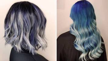 pastel blue hair