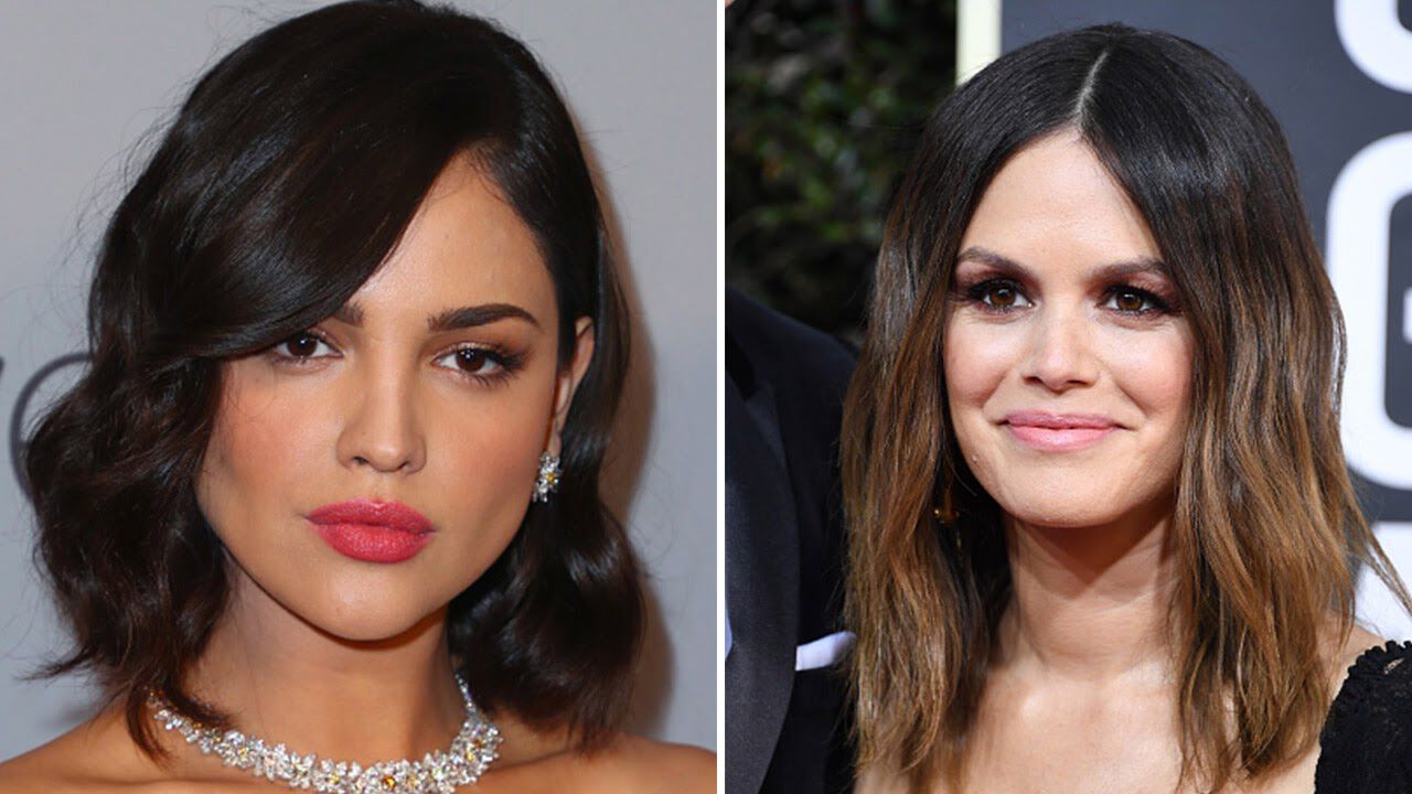 two women with brunette hair color